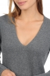 Cashmere ladies chunky sweater vanessa premium premium graphite 3xl