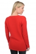 Cashmere ladies chunky sweater vanessa premium tango red xs