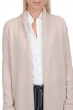 Cashmere ladies dresses coats fauve pinkor 2xl