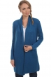 Cashmere ladies dresses coats perla canard blue 4xl