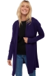 Cashmere ladies dresses coats perla deep purple 2xl