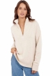 Cashmere ladies our full range of women s sweaters alizette natural ecru m