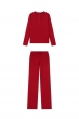 Cashmere ladies pyjamas loan blood red 3xl