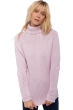 Cashmere ladies roll neck vicenza lilas shinking violet xl