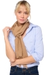 Cashmere ladies scarves mufflers kazu170 camel chine 170 x 25 cm