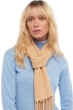 Cashmere ladies scarves mufflers kazu170 fawn 170 x 25 cm
