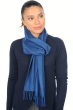 Cashmere ladies scarves mufflers kazu200 dark blue 200 x 35 cm