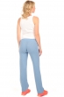 Cashmere ladies trousers leggings malice azur blue chine 4xl