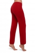 Cashmere ladies trousers leggings malice blood red 2xl