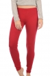 Cashmere ladies trousers leggings xelina blood red xs