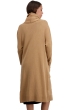 Cashmere ladies zip hood thonon camel 2xl