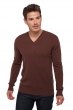 Cashmere men basic sweaters at low prices tor first chocobrown l