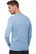 Cashmere men basic sweaters at low prices tor first powder blue m