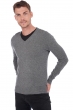 Cashmere men basic sweaters at low prices tor grey marl m