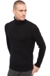 Cashmere men chunky sweater achille black 2xl