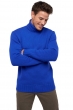 Cashmere men chunky sweater achille lapis blue 3xl