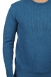 Cashmere men chunky sweater bilal canard blue m