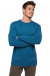 Cashmere men chunky sweater bilal manor blue m