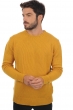 Cashmere men chunky sweater bilal mustard m