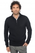 Cashmere men chunky sweater donovan black 4xl