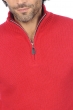 Cashmere men chunky sweater donovan blood red xs