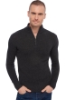 Cashmere men chunky sweater donovan charcoal marl s