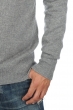 Cashmere men chunky sweater donovan grey marl 3xl