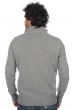 Cashmere men chunky sweater donovan grey marl xs
