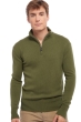 Cashmere men chunky sweater donovan ivy green l