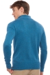 Cashmere men chunky sweater donovan manor blue m