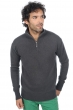 Cashmere men chunky sweater donovan matt charcoal 2xl