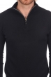 Cashmere men chunky sweater donovan premium black 4xl