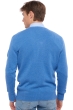 Cashmere men chunky sweater hippolyte 4f blue chine xs