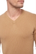 Cashmere men chunky sweater hippolyte 4f camel 4xl