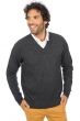 Cashmere men chunky sweater hippolyte 4f charcoal marl 2xl