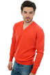Cashmere men chunky sweater hippolyte 4f coral l