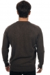 Cashmere men chunky sweater hippolyte 4f marron chine 2xl