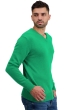Cashmere men chunky sweater hippolyte 4f new green l