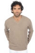 Cashmere men chunky sweater hippolyte 4f premium dolma natural 4xl