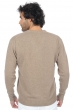 Cashmere men chunky sweater hippolyte 4f premium dolma natural 4xl