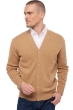Cashmere men chunky sweater leon camel 4xl