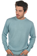 Cashmere men chunky sweater nestor 4f teal blue m