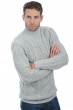 Cashmere men chunky sweater platon flanelle chine 4xl