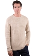 Cashmere men chunky sweater verdun natural winter dawn natural beige l