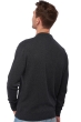 Cashmere men polo style sweaters alexandre charcoal marl 3xl