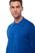 Cashmere men polo style sweaters alexandre lapis blue 2xl