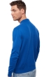 Cashmere men polo style sweaters alexandre lapis blue 3xl