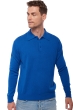 Cashmere men polo style sweaters alexandre lapis blue xl