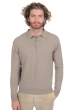 Cashmere men polo style sweaters alexandre premium dolma natural 3xl
