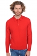 Cashmere men polo style sweaters alexandre premium tango red 3xl